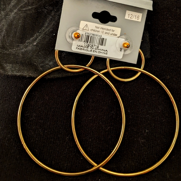 Express Gold Earrings - Picture 3 of 3